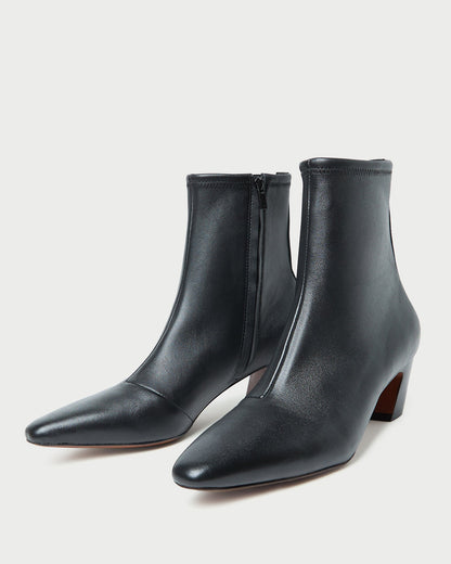 Loeffler Randall Popular | Doria Black Leather Ankle Boot