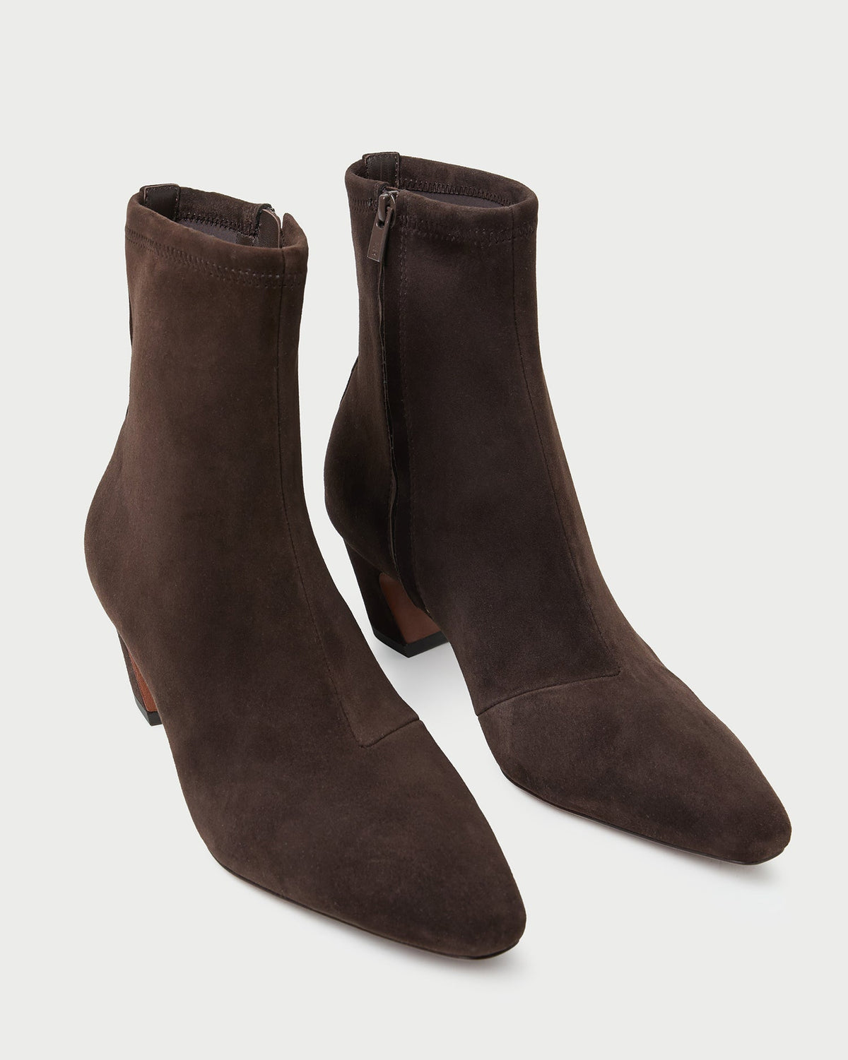 Loeffler Randall Sale | Doria Brown Suede Ankle Boot