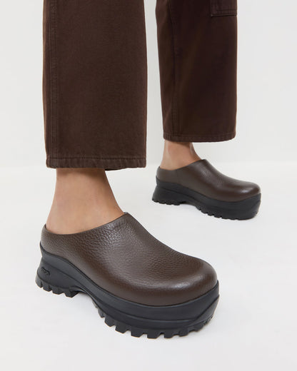 Loeffler Randall Recommended | Gemma Brown Leather Lug Mule