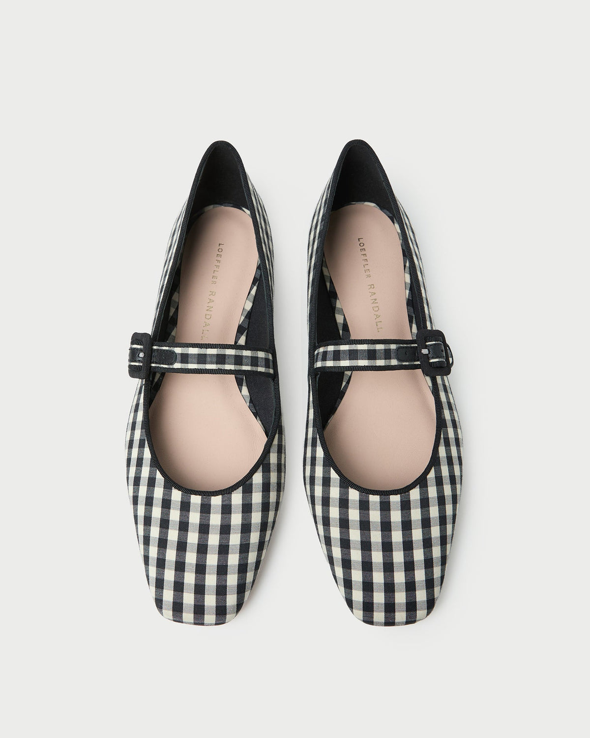 Loeffler Randall Popular | Ginger Black/White Gingham Mary Jane