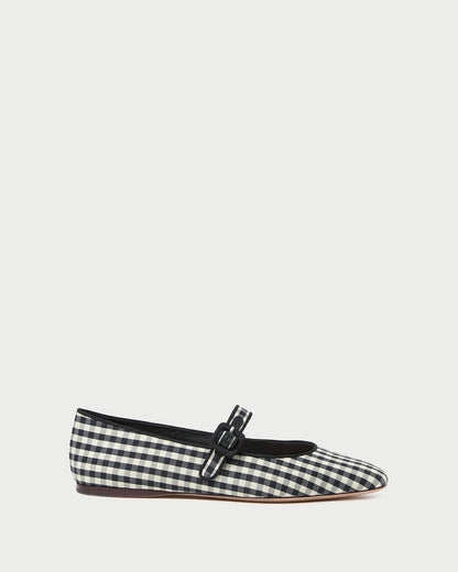 Loeffler Randall Popular | Ginger Black/White Gingham Mary Jane