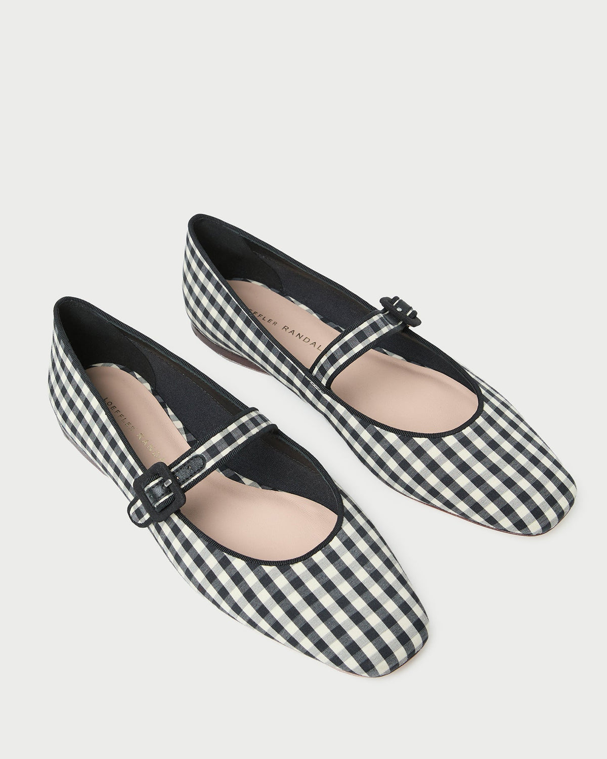 Loeffler Randall Popular | Ginger Black/White Gingham Mary Jane
