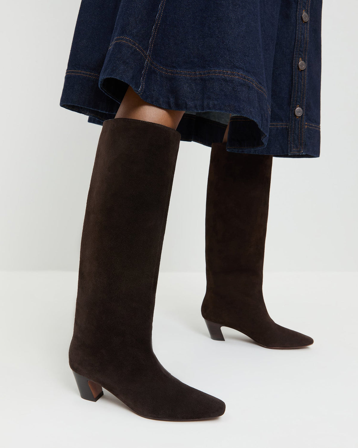 Loeffler Randall Exclusive | Marley Brown Suede Tall Boot