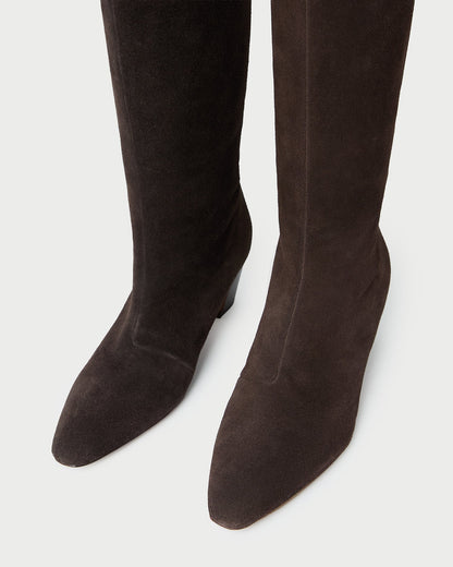 Loeffler Randall Exclusive | Marley Brown Suede Tall Boot