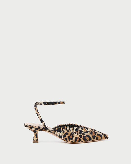 Loeffler Randall Discount | Rio Leopard Jersey Kitten Heel