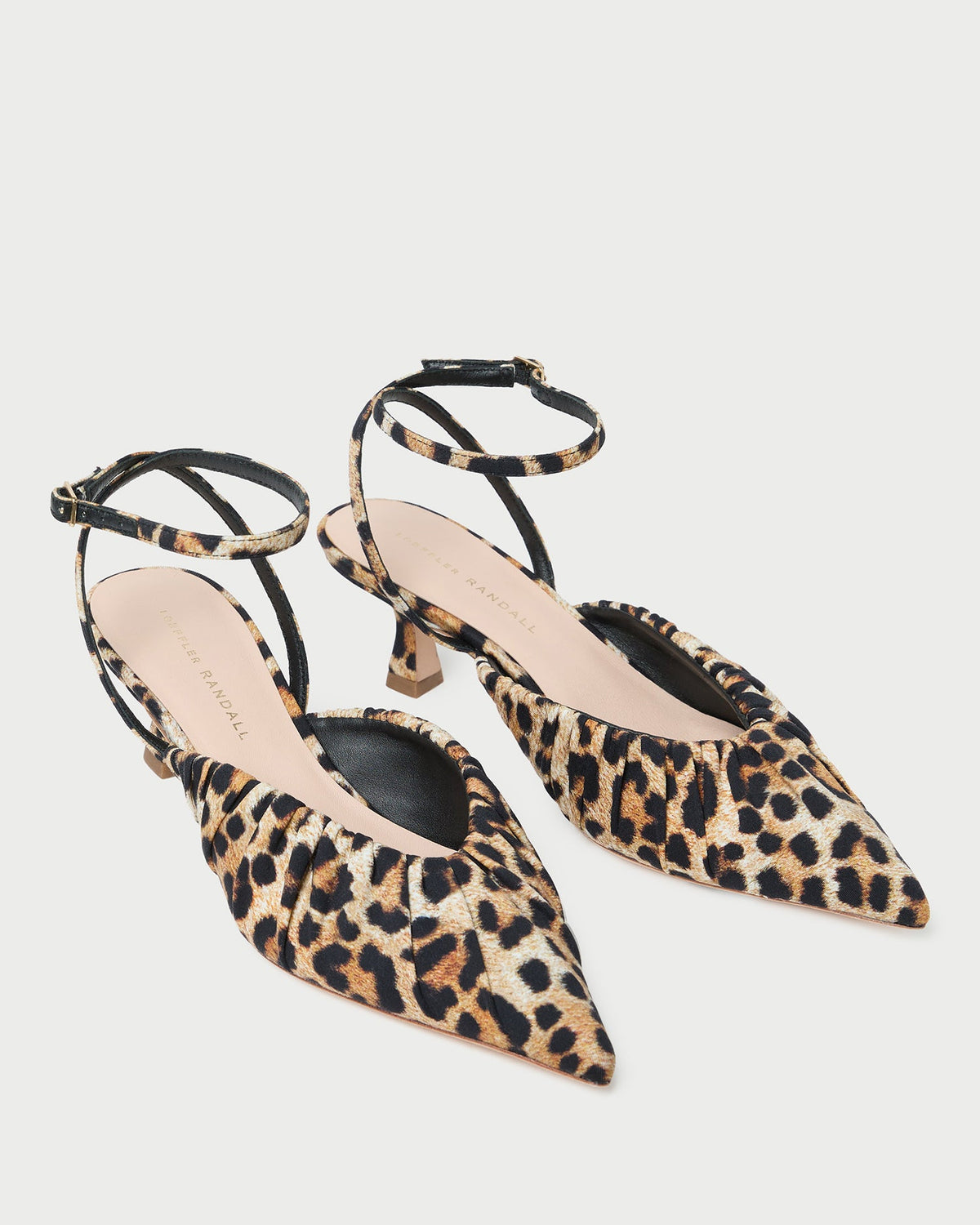 Loeffler Randall Discount | Rio Leopard Jersey Kitten Heel