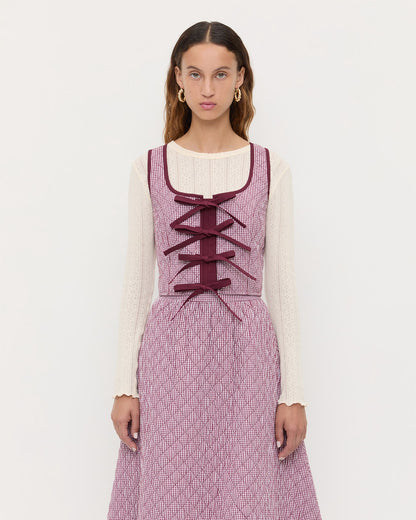 Loeffler Randall Latest | Callista Tie-Front Vest