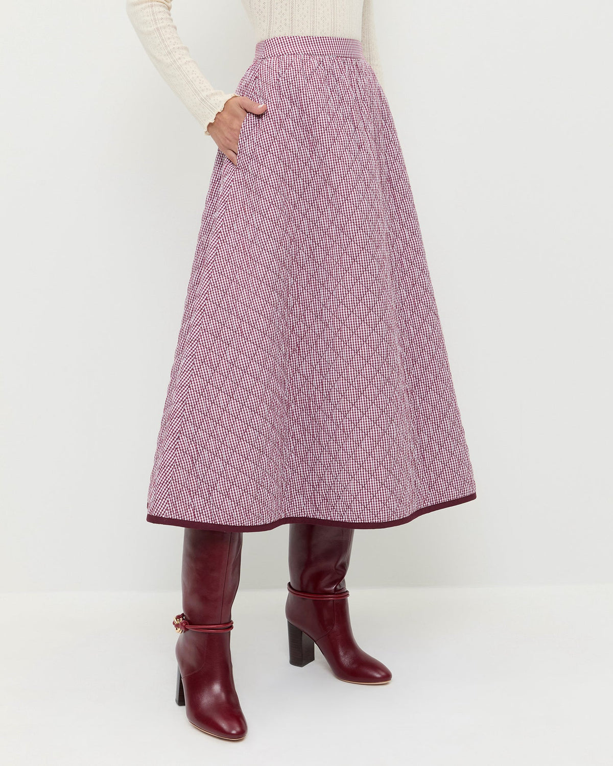Loeffler Randall Exclusive | Clara Quilted Skirt