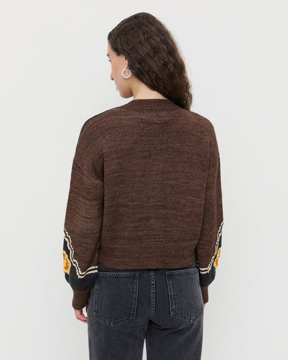 Loeffler Randall Exclusive | Linda Intarsia Cardigan