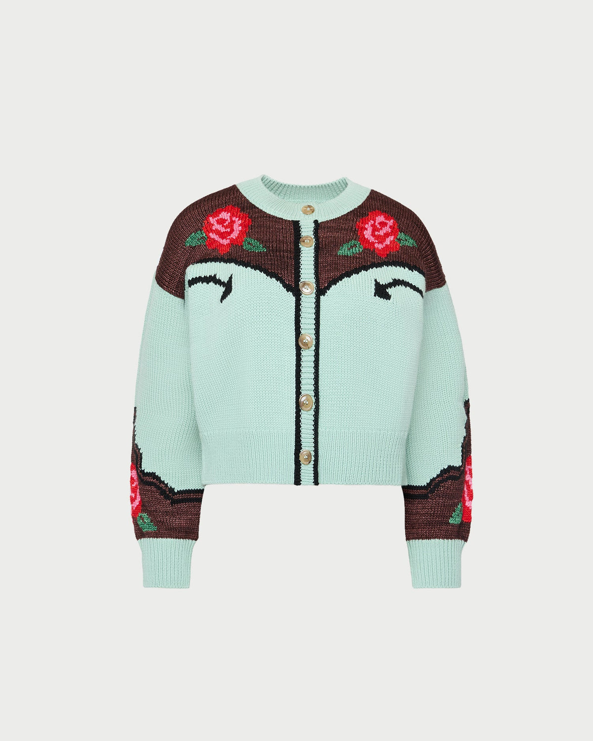 Loeffler Randall Essential | Linda Intarsia Cardigan