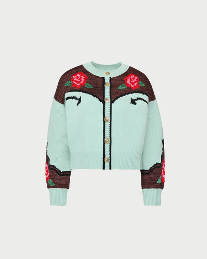 Loeffler Randall Essential | Linda Intarsia Cardigan