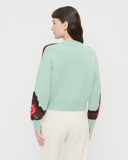 Loeffler Randall Essential | Linda Intarsia Cardigan