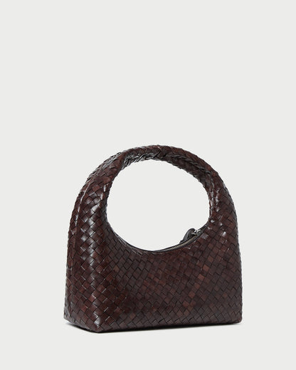 Loeffler Randall Popular | Mercer Chocolate Woven Shoulder Bag