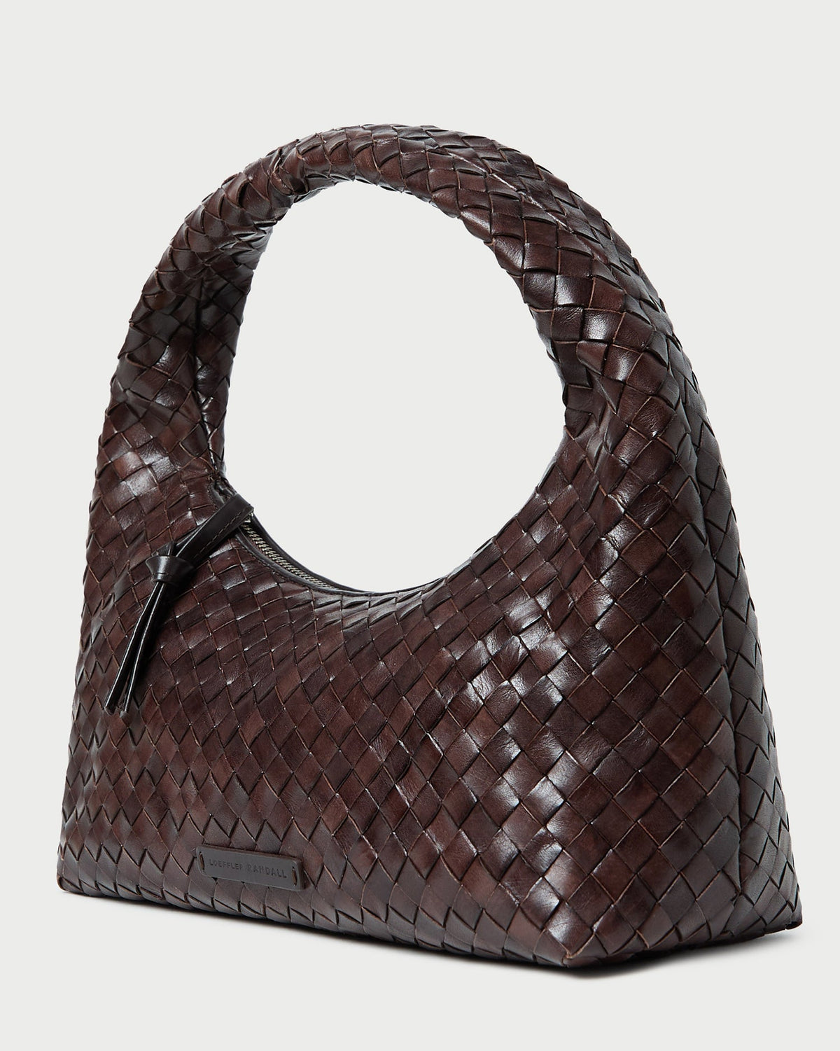 Loeffler Randall Popular | Mercer Chocolate Woven Shoulder Bag