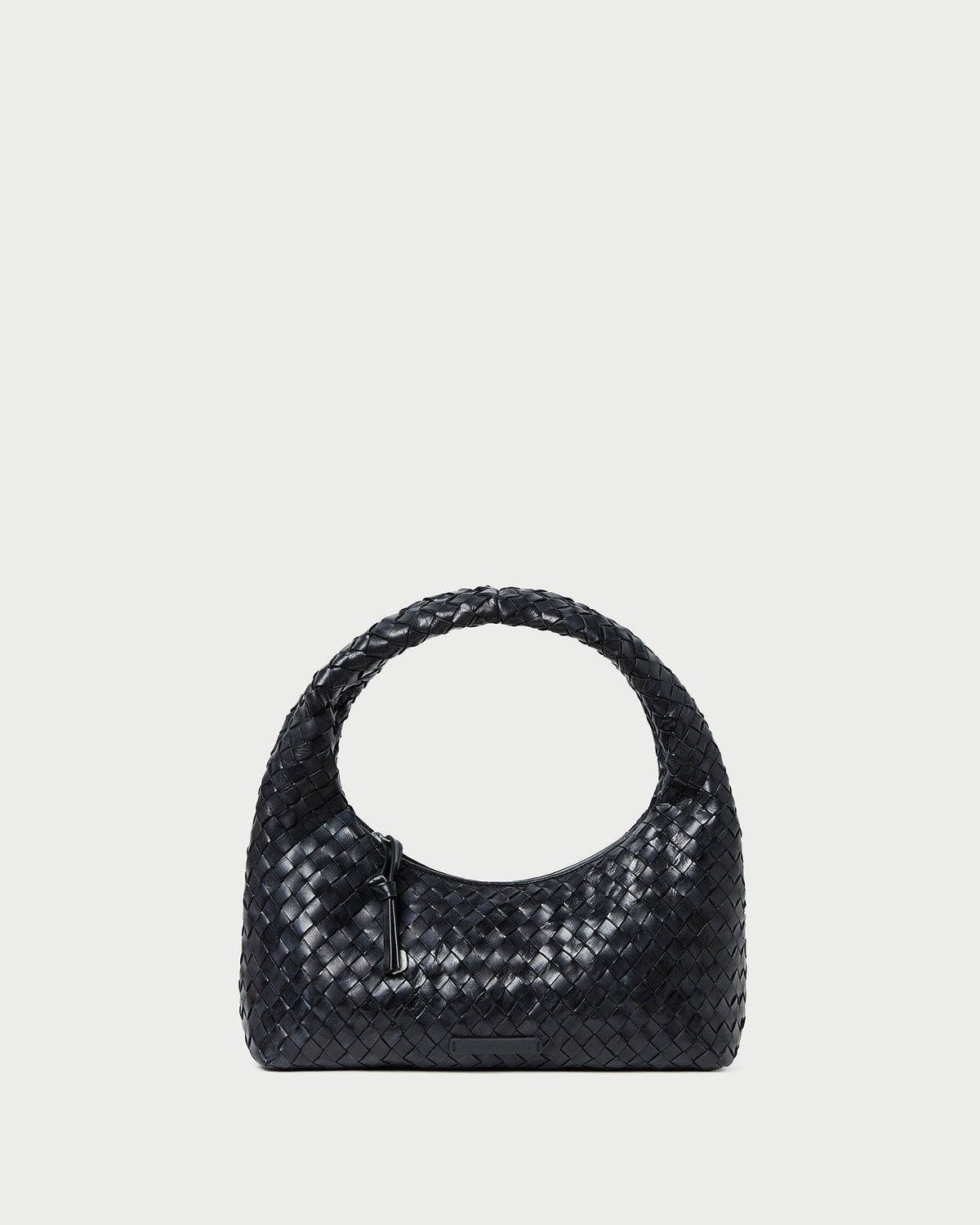 Loeffler Randall Hot Sale | Mercer Black Woven Shoulder Bag