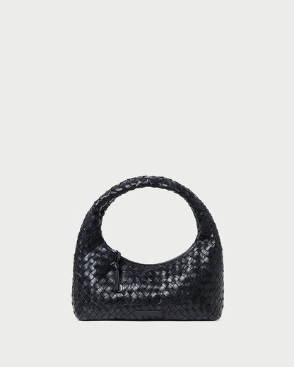 Loeffler Randall Hot Sale | Mercer Black Woven Shoulder Bag