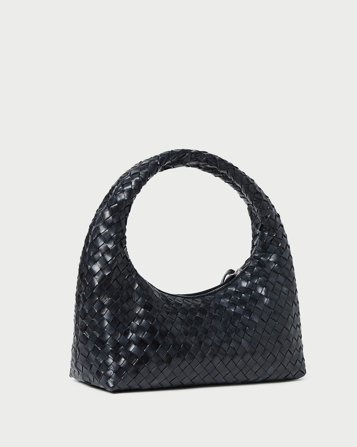 Loeffler Randall Hot Sale | Mercer Black Woven Shoulder Bag