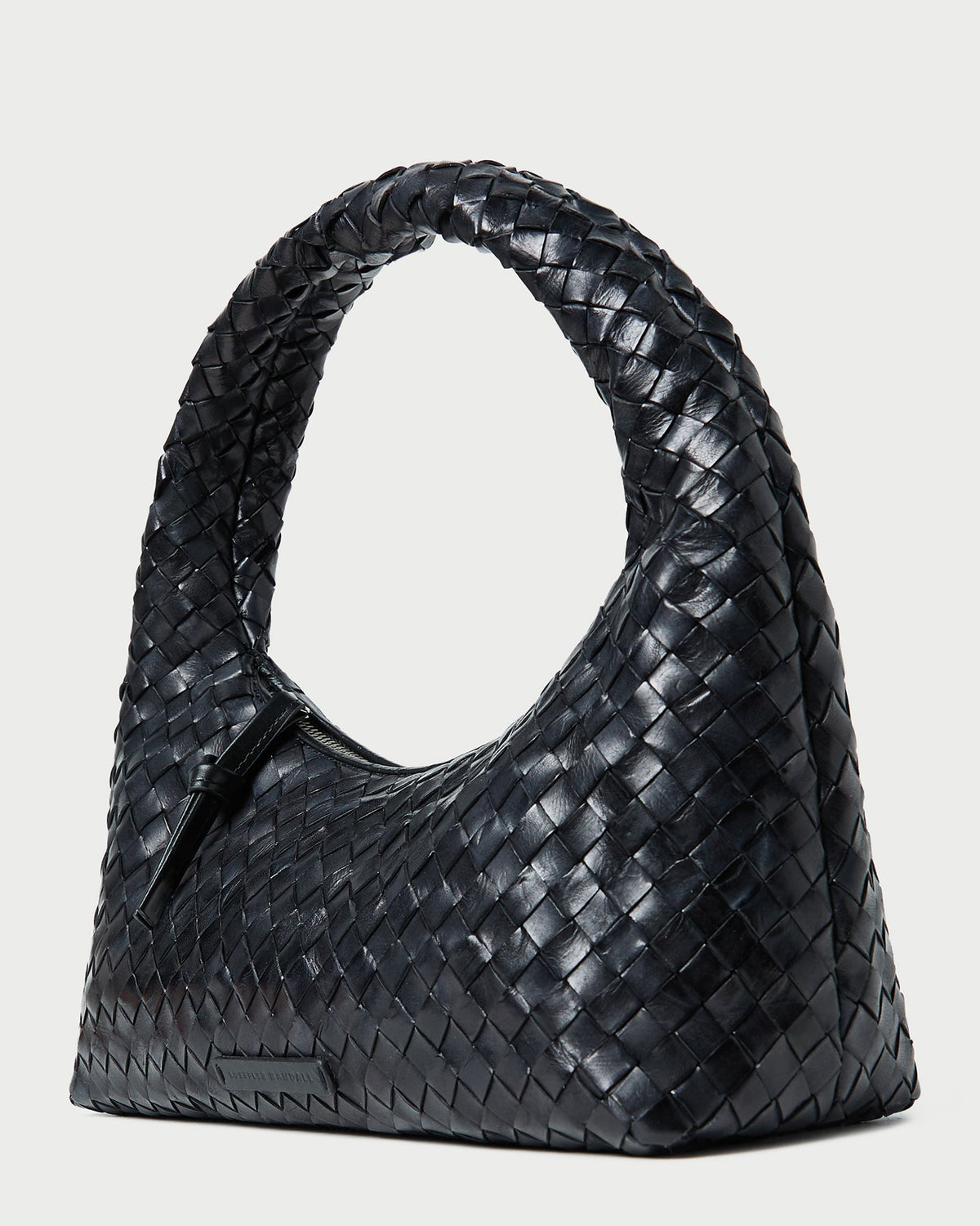 Loeffler Randall Hot Sale | Mercer Black Woven Shoulder Bag