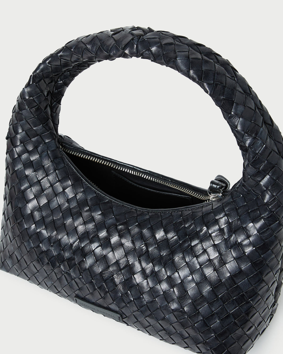 Loeffler Randall Hot Sale | Mercer Black Woven Shoulder Bag