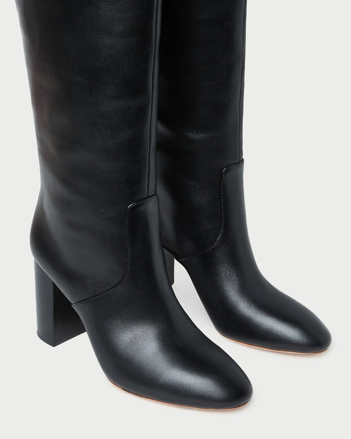 Loeffler Randall Latest | Goldy Black Wide-Calf Boot