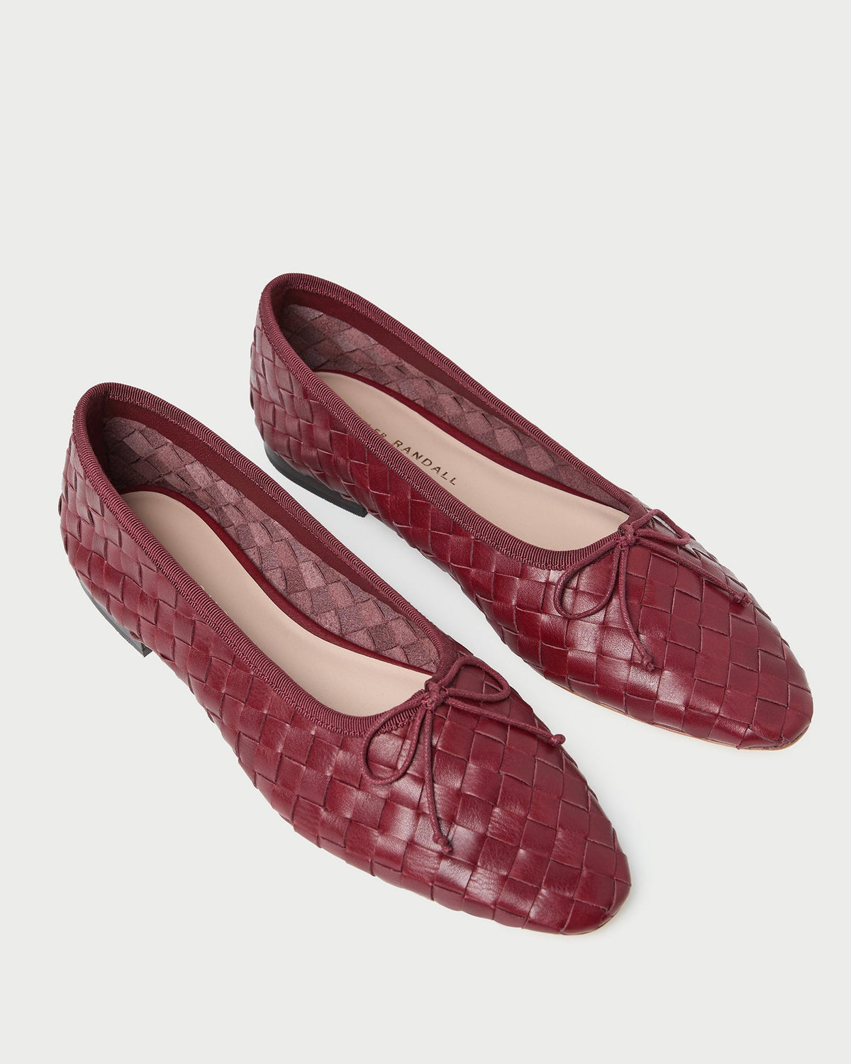 Loeffler Randall Popular | Landry Wine Woven Ballet Flat