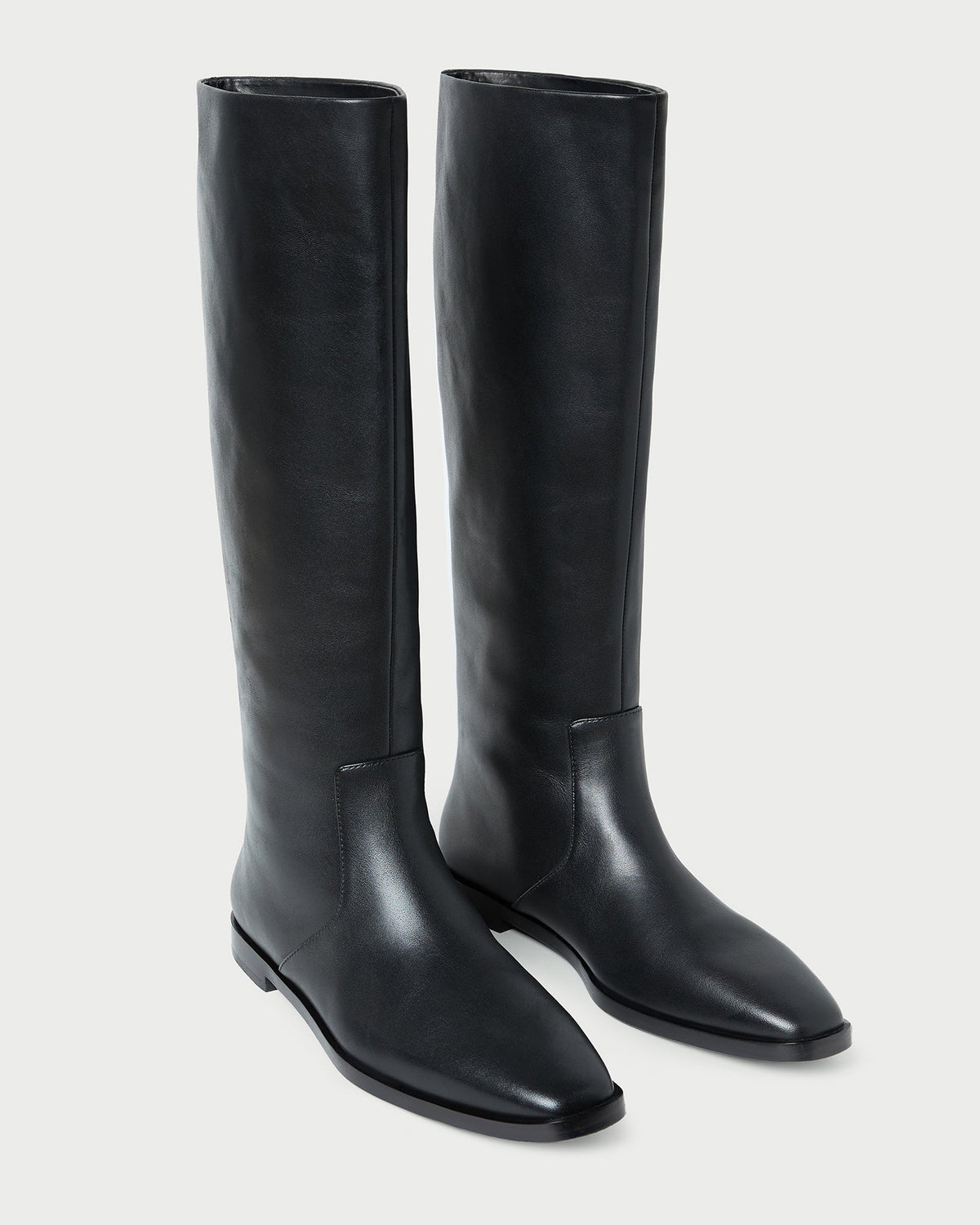 Loeffler Randall Deals | Tilly Black Leather Tall Boot