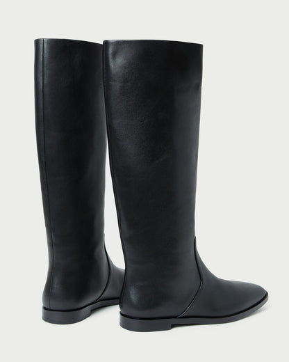 Loeffler Randall Deals | Tilly Black Leather Tall Boot
