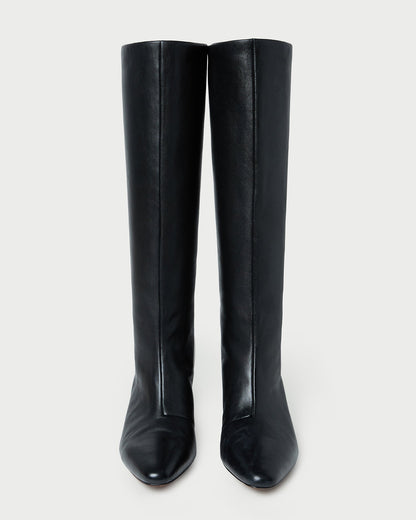 Loeffler Randall Best Price | Marley Black Leather Tall Boot