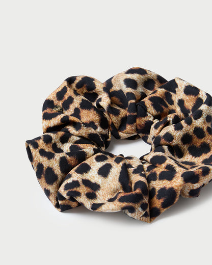 Loeffler Randall Signature | Astrid Leopard Jersey Scrunchie