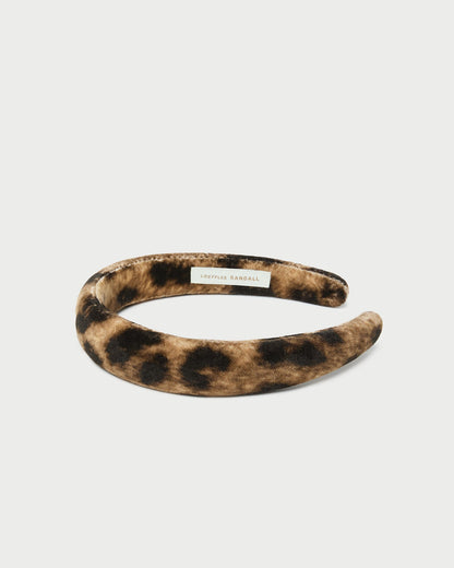 Loeffler Randall New | Marina Leopard Puffy Headband