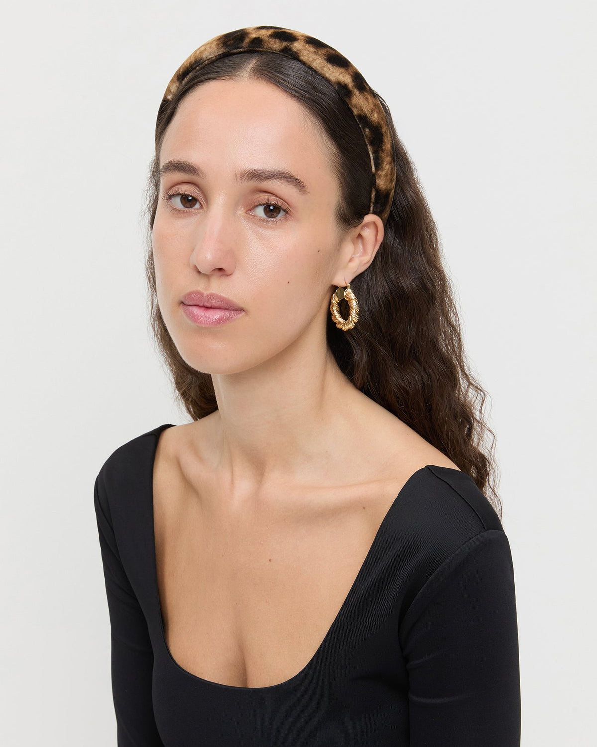 Loeffler Randall New | Marina Leopard Puffy Headband
