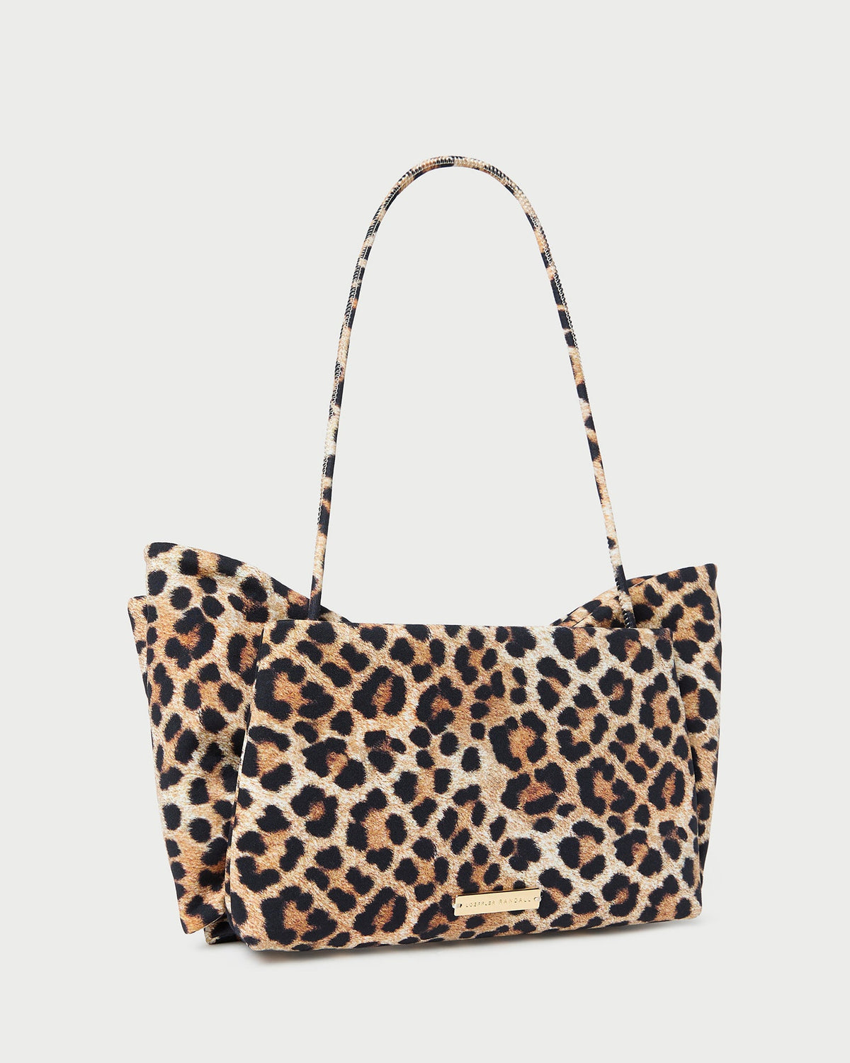 Loeffler Randall Signature | Valerie Leopard Jersey Bow Bag