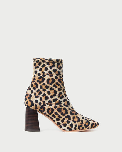 Loeffler Randall New | Elise Leopard Jersey Ankle Boot