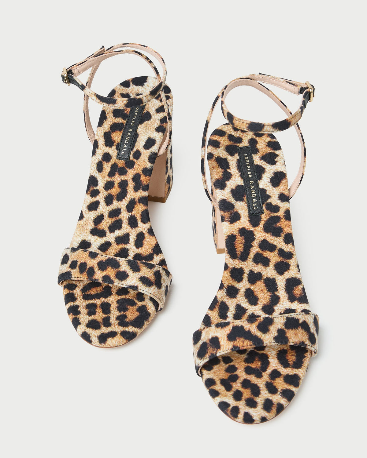 Loeffler Randall Trusted | Malia Leopard Curved-Heel Sandal