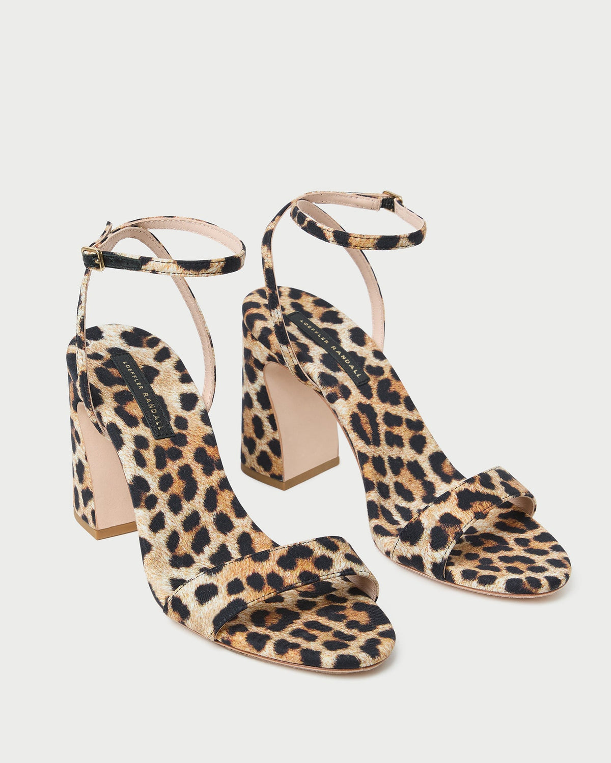 Loeffler Randall Trusted | Malia Leopard Curved-Heel Sandal