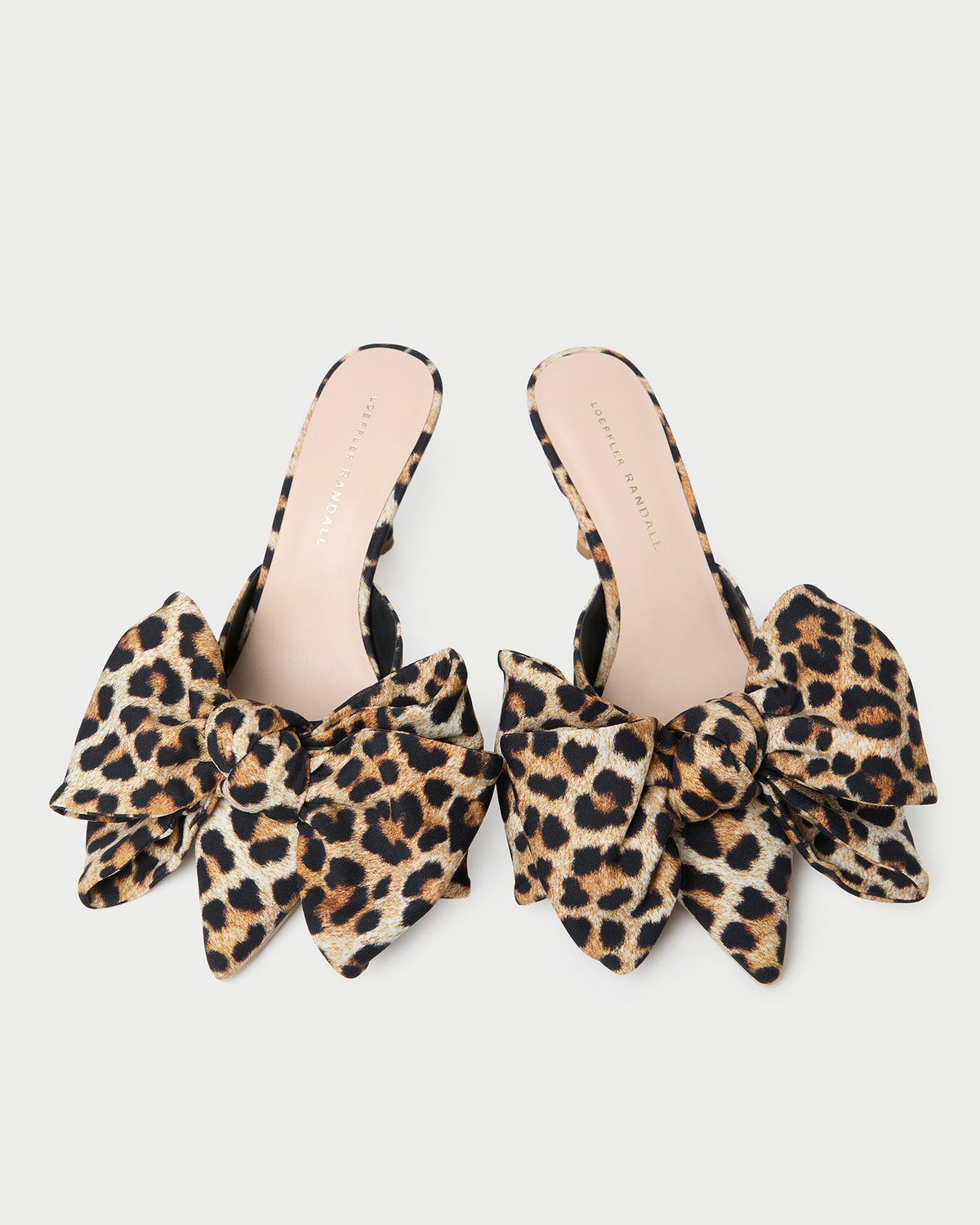 Loeffler Randall Special Offer | Margot Leopard Jersey Bow Mule