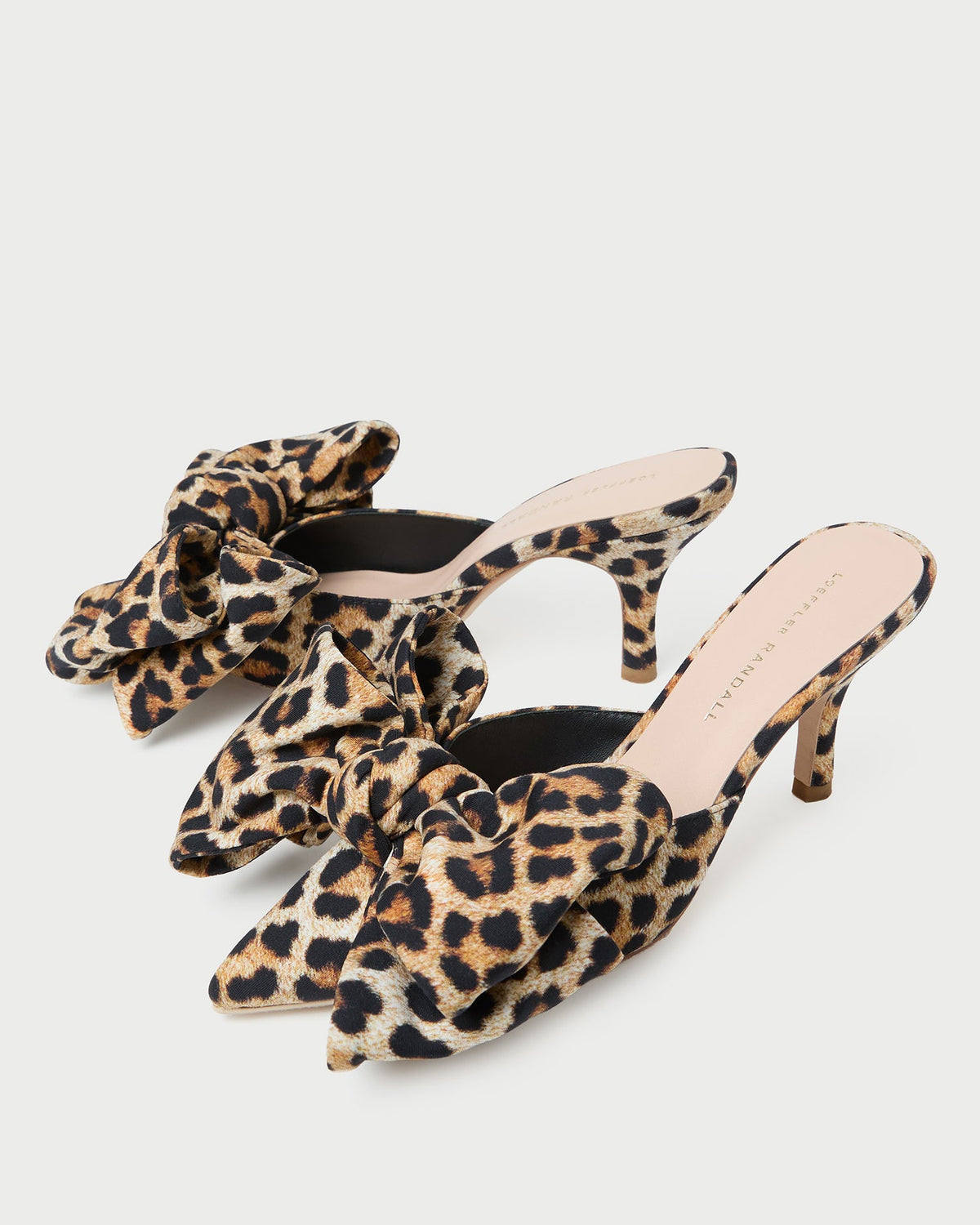 Loeffler Randall Special Offer | Margot Leopard Jersey Bow Mule
