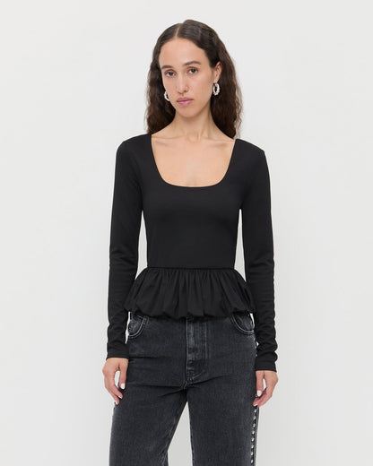 Loeffler Randall Essential | Posie Peplum Top